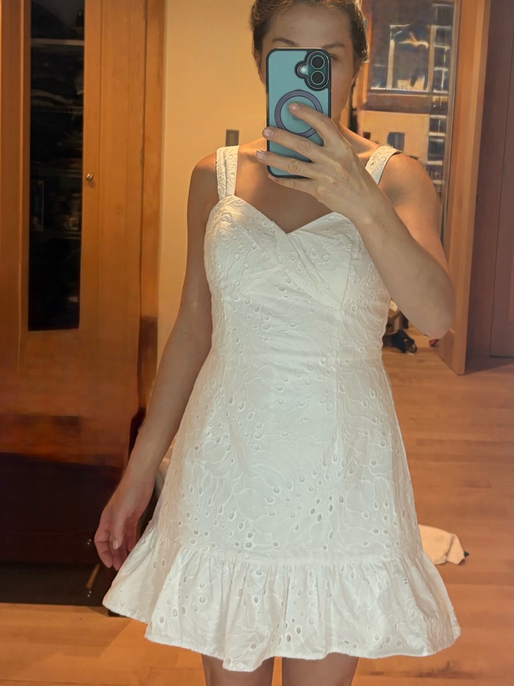 Lilly Pulitzer White Eyelet Sundress
